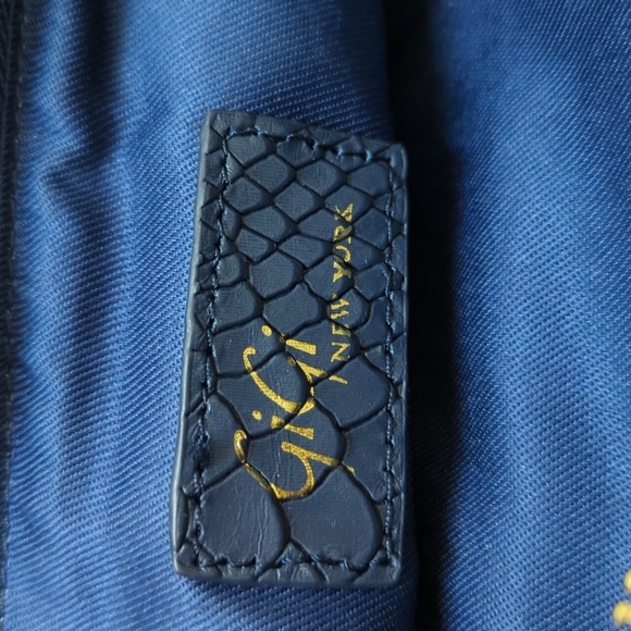 Gigi New York Embossed Python Fold Over Clutch - Picture 15 of 16